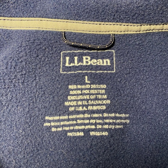 Men’s L.L.Bean Sweater Fleece Pullover - Picture 2 of 6